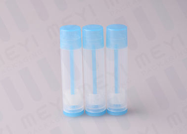 Μπλε 0,15 OZ PP πλαστικοί σωλήνες χειλικού βάλσαμου για τα καλλυντικά/το βάλσαμο σώματος/τα βούτυρα σώματος