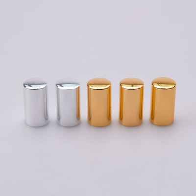 Προσαρμοσμένα καλύμματα μπουκαλιών αρώματος μορφής χρυσά για το λαιμό FEA 15mm