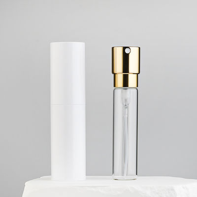 Πορτοκαλιά συστροφή προσαρμογής επάνω στο μπουκάλι 10ml ψεκασμού κενό για φορητό προφορικό